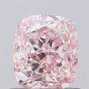 1.01ct CUSHION Fancy Intense Pink VVS2 Coloured Lab diamond