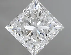 0.9ct PRINCESS F VVS1 Natural diamond