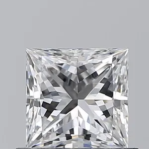 0.71ct PRINCESS E VVS2 Natural diamond