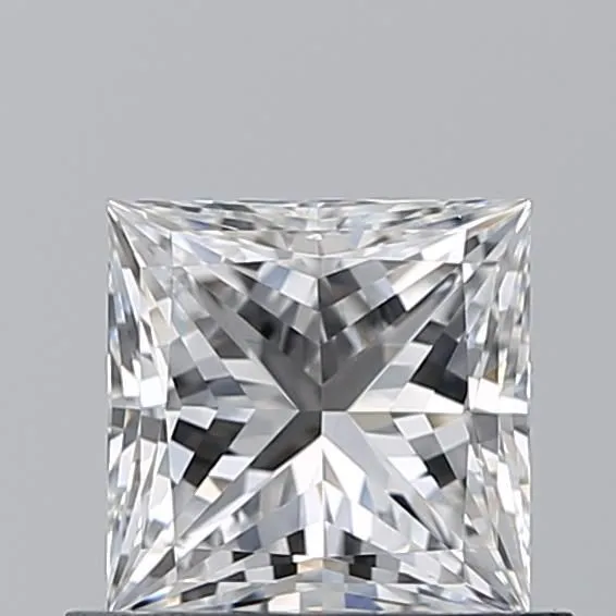 0.71ct PRINCESS E VVS2 Natural diamond