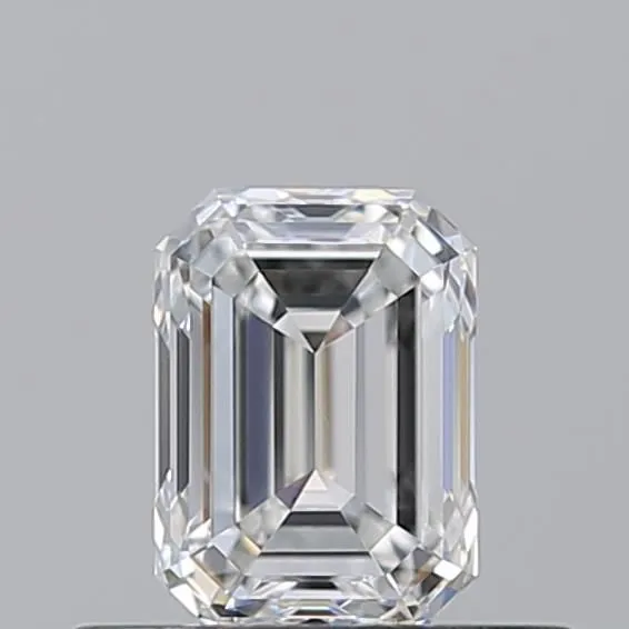0.52ct EMERALD F IF Natural diamond
