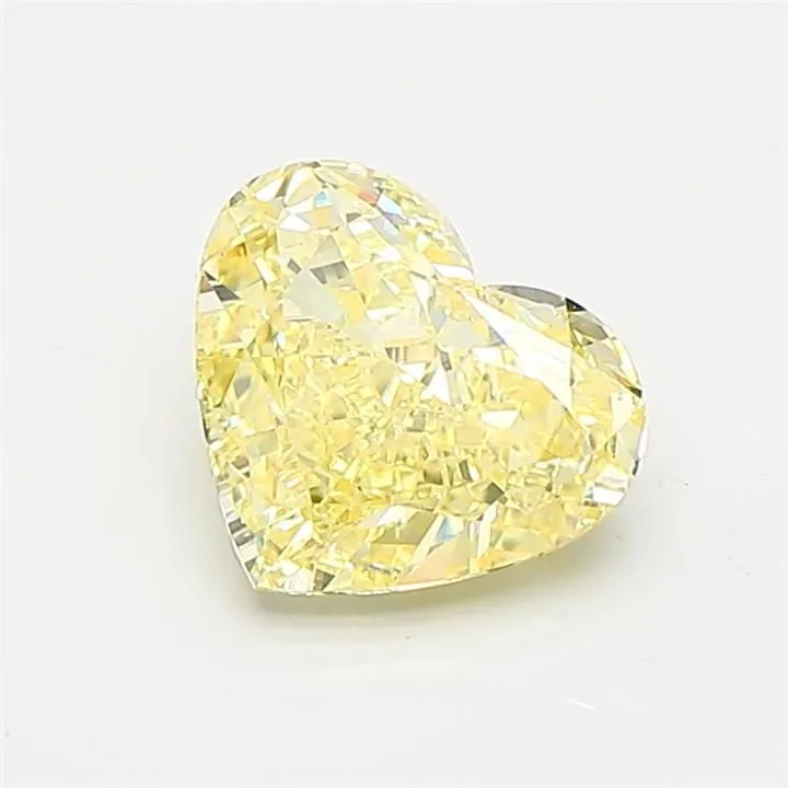 1.17ct HEART Fancy Intense Yellow VS1 Coloured Lab diamond