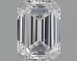 0.4ct EMERALD D VVS1 Natural diamond