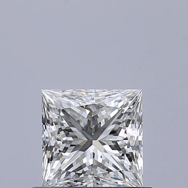 0.62ct PRINCESS F VVS2 Natural diamond