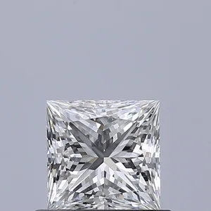 0.62ct PRINCESS F VVS2 Natural diamond