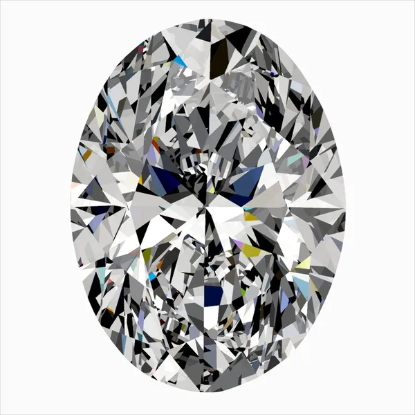 0.4ct OVAL F VVS1 Natural diamond
