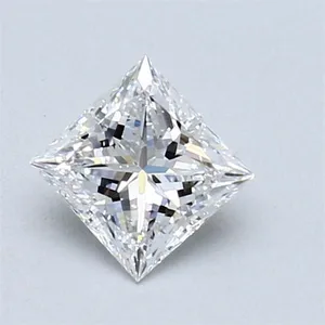 0.61ct PRINCESS D IF Natural diamond