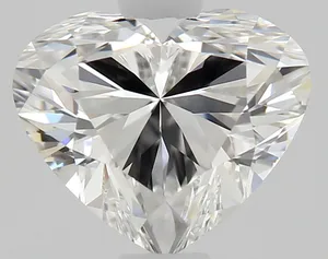 0.72ct HEART F VVS2 Natural diamond