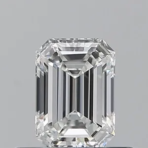 0.51ct EMERALD F IF Natural diamond