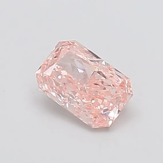 0.95ct RADIANT Fancy Intense Pink VS1 Coloured Lab diamond