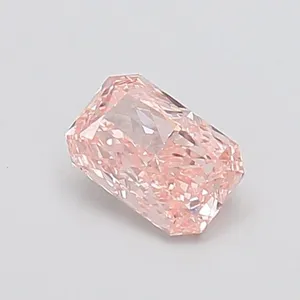 0.95ct RADIANT Fancy Intense Pink VS1 Coloured Lab diamond
