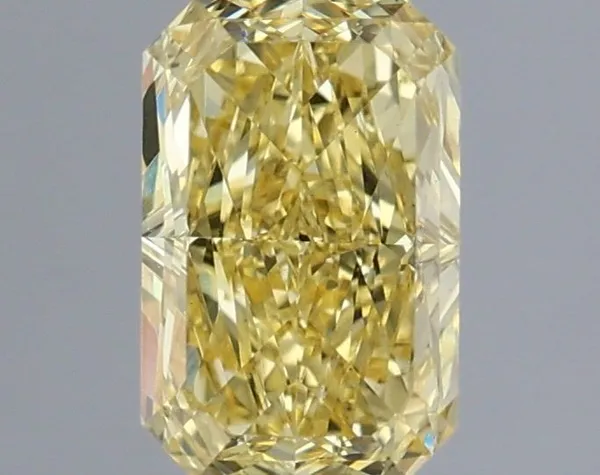 1.18ct RADIANT Fancy Intense Yellow VS1 Coloured Lab diamond
