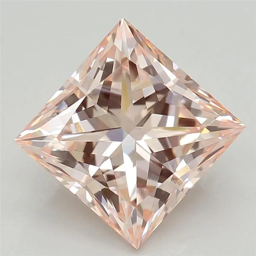 2.10ct PRINCESS Fancy Intense Pink VS1 Coloured Lab diamond
