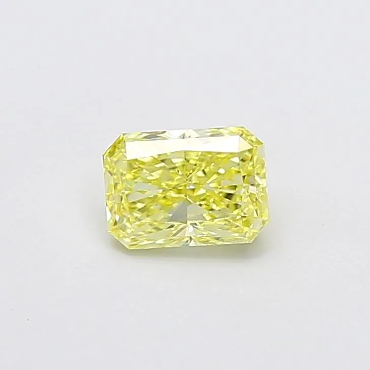1.02ct RADIANT Fancy Yellow VS2 Coloured Lab diamond