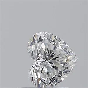 0.71ct HEART E VVS2 Natural diamond