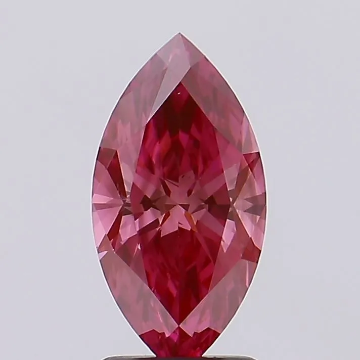 1.68ct MARQUISE Fancy Vivid Pink SI1 Coloured Lab diamond