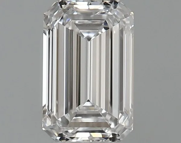 0.4ct EMERALD D VVS1 Natural diamond