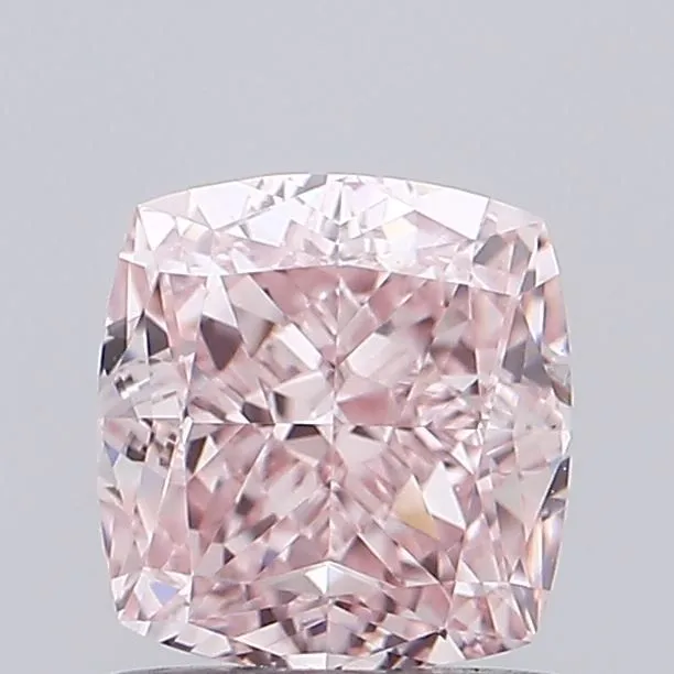 1.30ct CUSHION Fancy Intense Pink VS1 Coloured Lab diamond