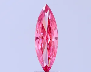 2.07ct MARQUISE Fancy Vivid Pink VS2 Coloured Lab diamond