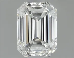 0.52ct EMERALD F VVS1 Natural diamond