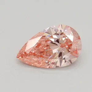 0.52ct PEAR Fancy Intense Pink SI2 Coloured Lab diamond