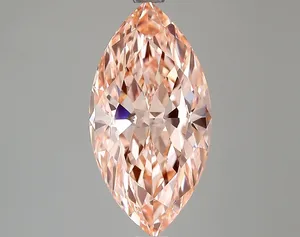 2.92ct MARQUISE Fancy Vivid Pink VVS1 Coloured Lab diamond