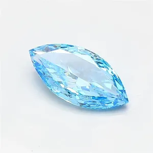1.01ct MARQUISE Fancy Vivid Blue VVS2 Coloured Lab diamond
