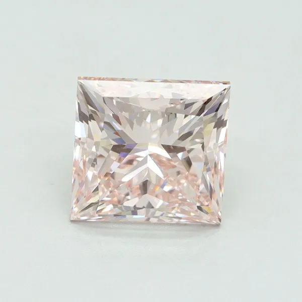 4.81ct PRINCESS Fancy Intense Pink VS1 Coloured Lab diamond