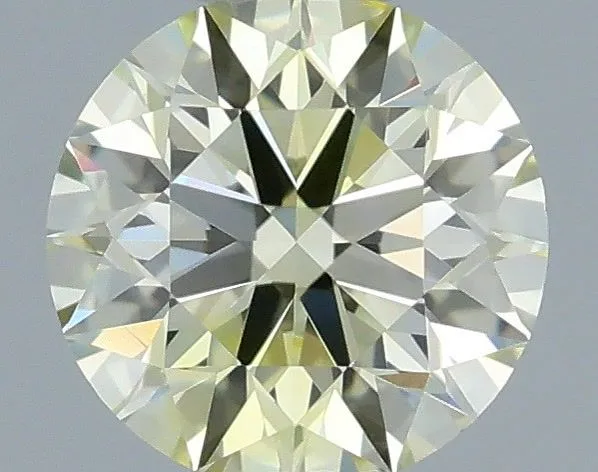0.36ct ROUND Fancy Light Yellow VVS1 Coloured Lab diamond