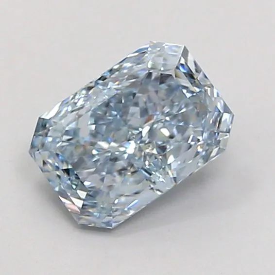 1.18ct RADIANT Fancy Light Blue VS1 Coloured Lab diamond
