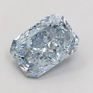 1.18ct RADIANT Fancy Light Blue VS1 Coloured Lab diamond