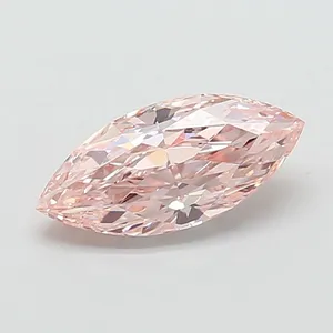 2.01ct MARQUISE Fancy Intense Pink VS2 Coloured Lab diamond