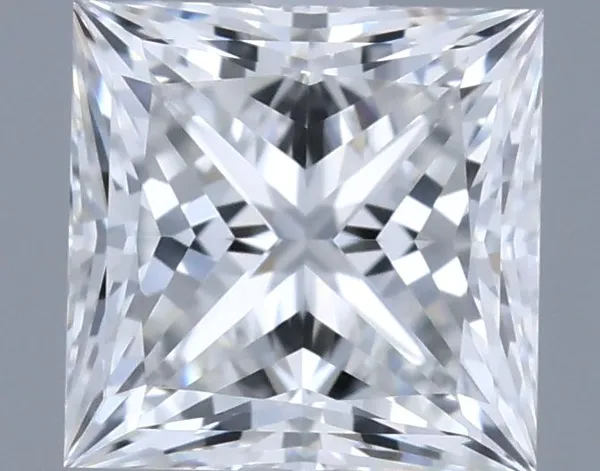 0.53ct PRINCESS F VVS1 Natural diamond