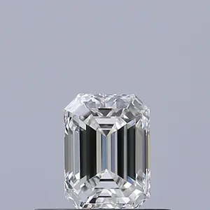 0.4ct EMERALD F VVS2 Natural diamond