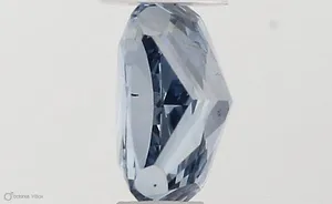 0.47ct CUSHION Fancy Vivid Blue SI1 Coloured Lab diamond