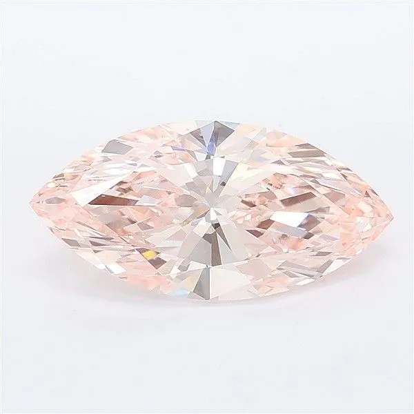3.00ct MARQUISE Fancy Intense Pink VVS2 Coloured Lab diamond