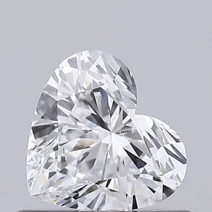0.56ct HEART D FL Lab diamond