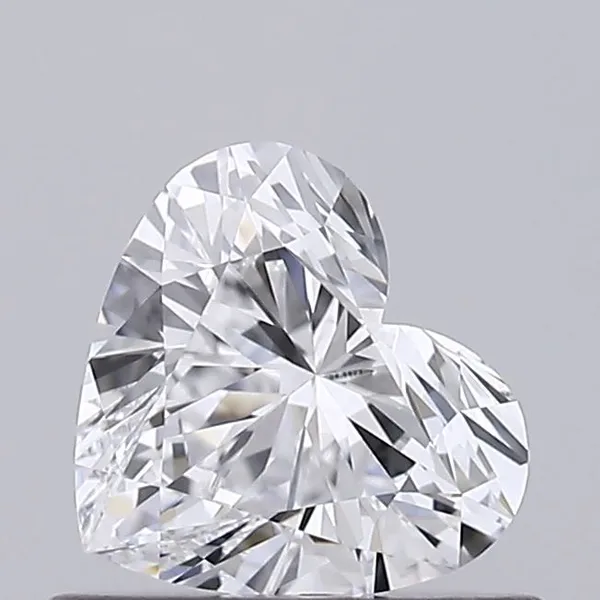 0.56ct HEART D FL Lab diamond