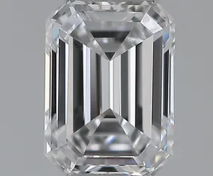 0.4ct EMERALD D VVS1 Natural diamond