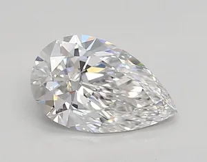 0.67ct PEAR D VVS2 Lab diamond