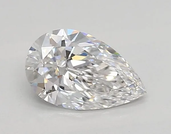 0.67ct PEAR D VVS2 Lab diamond