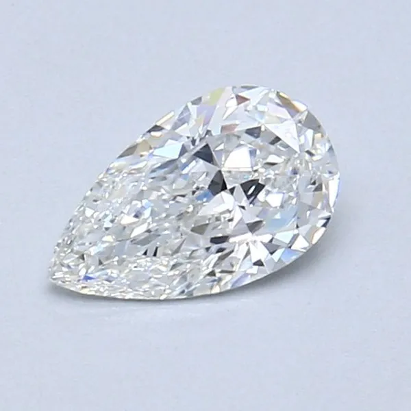 0.5ct PEAR F SI1 Natural diamond