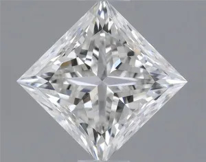 0.59ct PRINCESS H VVS2 Natural diamond