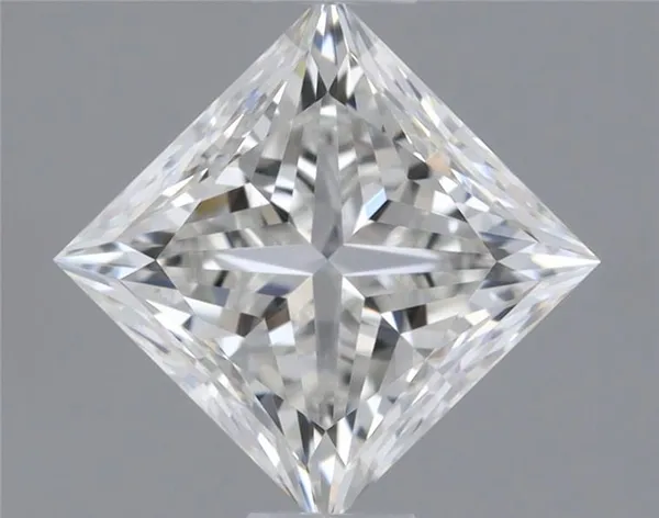 0.59ct PRINCESS H VVS2 Natural diamond