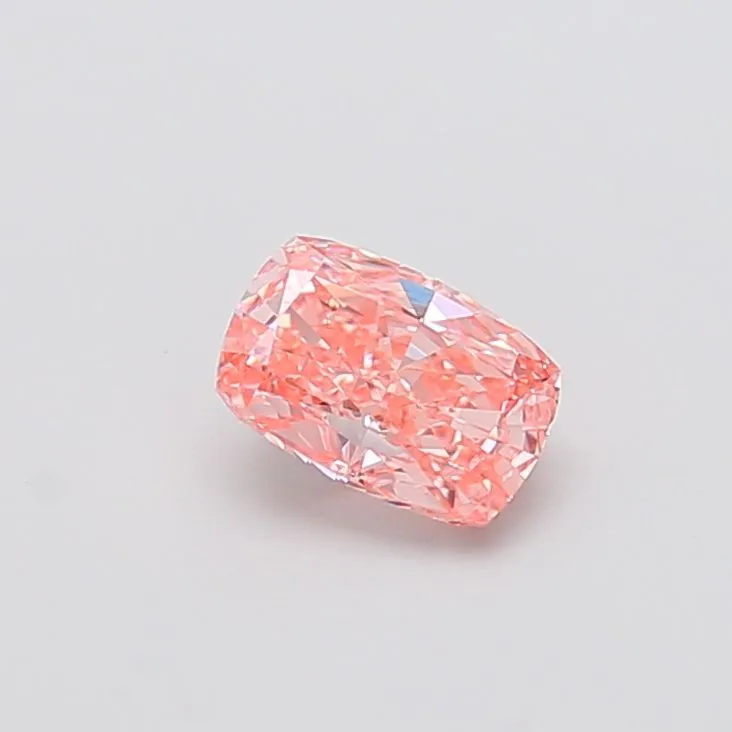1.07ct CUSHION Fancy Vivid Pink VVS2 Coloured Lab diamond