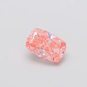 1.07ct CUSHION Fancy Vivid Pink VVS2 Coloured Lab diamond
