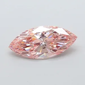 2.01ct MARQUISE Fancy Intense Pink VVS2 Coloured Lab diamond