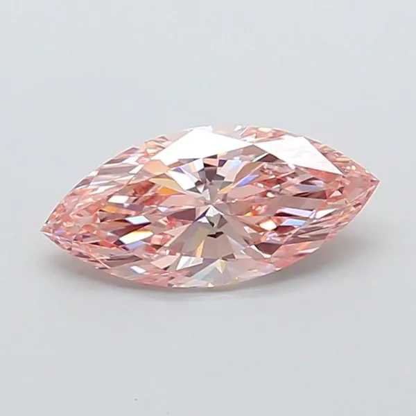 2.01ct MARQUISE Fancy Intense Pink VVS2 Coloured Lab diamond