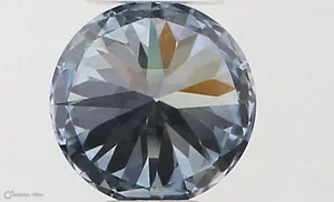 0.35ct ROUND Fancy Intense Blue VVS1 Coloured Lab diamond
