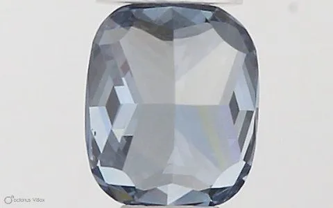 0.33ct CUSHION Fancy Vivid Blue VS2 Coloured Lab diamond